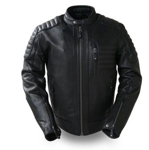 Mens Motorcycle Leather Jacket